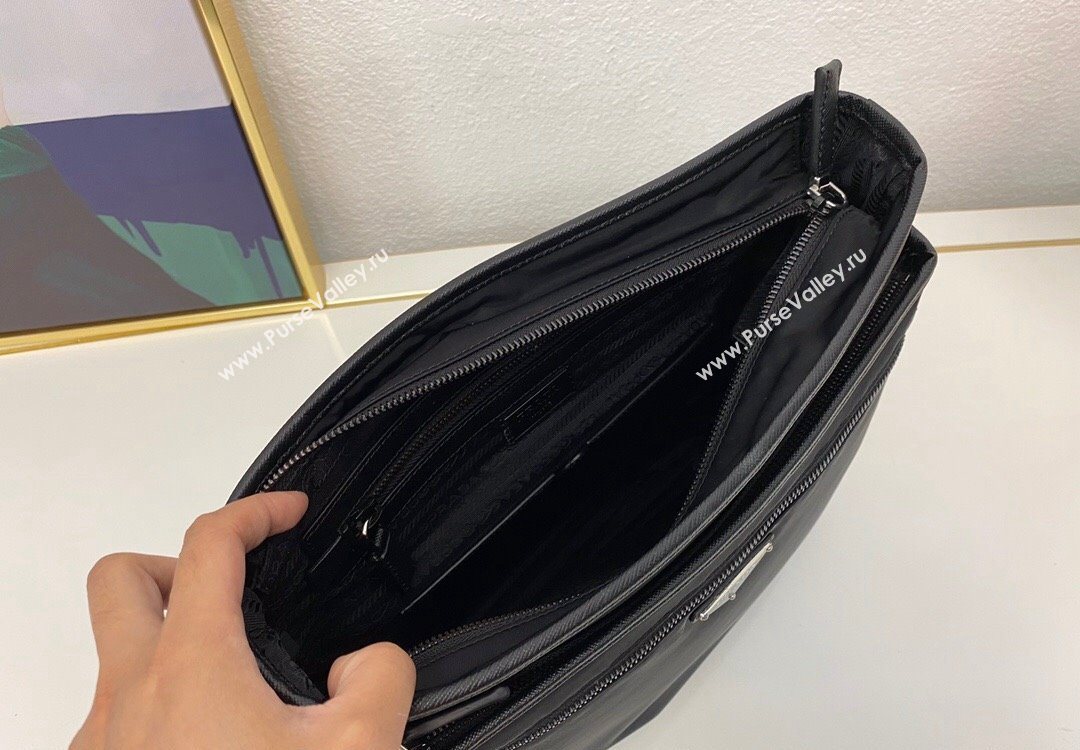 Prada Nylon Messenger Bag Black 2025 2VH953 (nana-251121101)