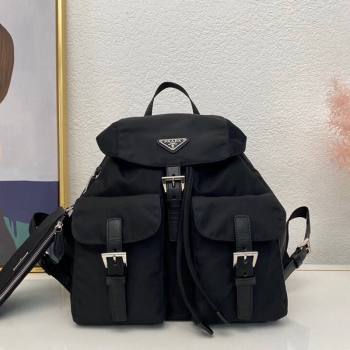 Prada Medium Nylon Backpack 1BZ811 Black 2025 (nana-251121099)