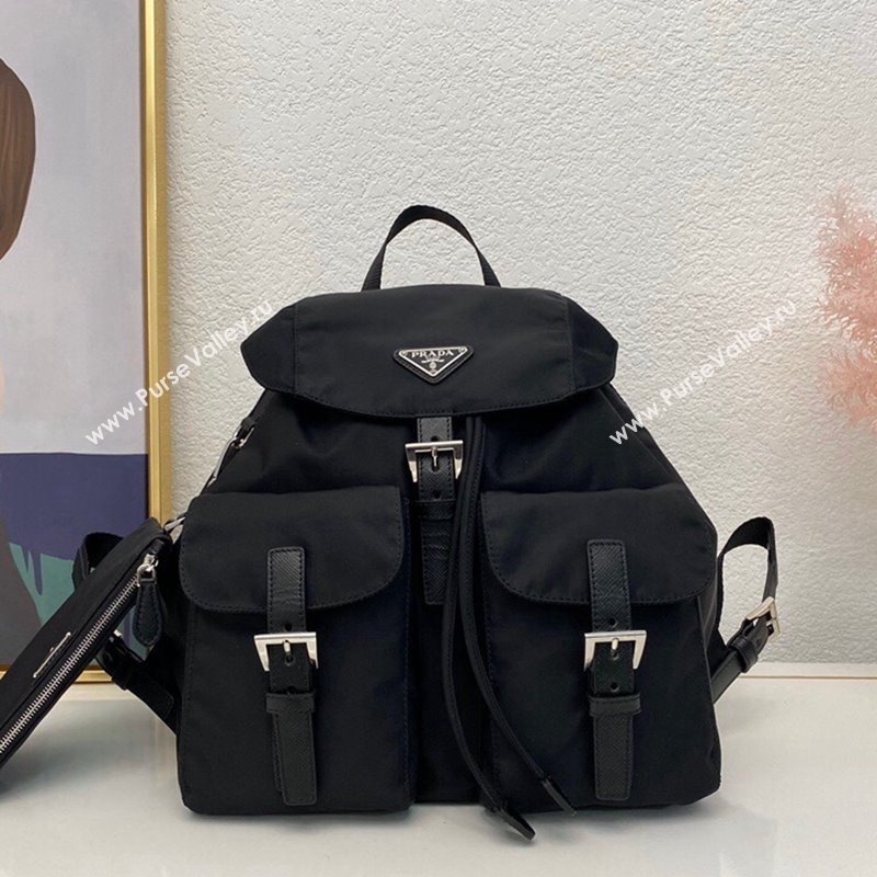 Prada Medium Nylon Backpack 1BZ811 Black 2025 (nana-251121099)