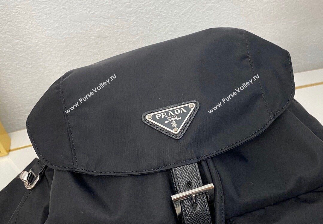 Prada Medium Nylon Backpack 1BZ811 Black 2025 (nana-251121099)