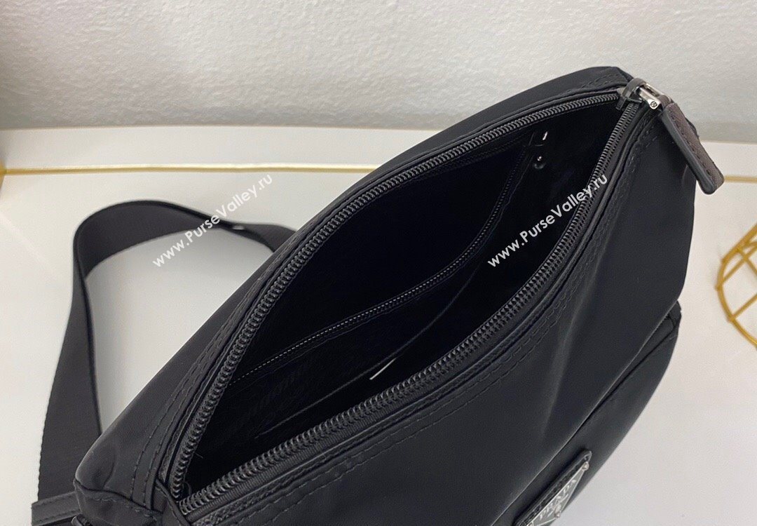 Prada Nylon Messenger Bag Black 2025 BT0909 (nana-251121103)
