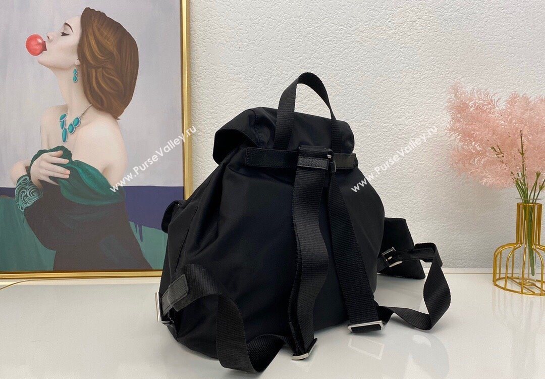 Prada Medium Nylon Backpack 1BZ811 Black 2025 (nana-251121099)