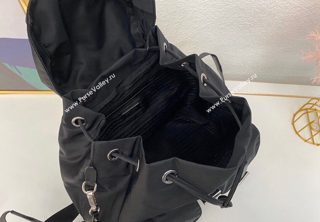 Prada Medium Nylon Backpack 1BZ811 Black 2025 (nana-251121099)