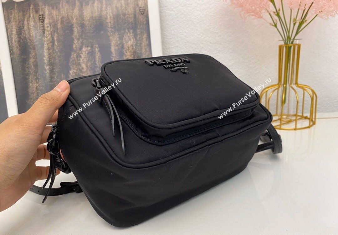 Prada Nylon Crossbody Bag Black 2025 1BH107 (nana-251121097)