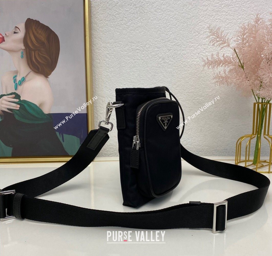 Prada Re-Nylon Smartphone Case 2ZH155 Black 2025 (nana-251121094)
