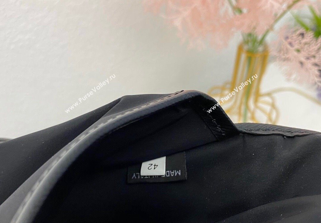 Prada Re-Nylon and Saffiano Leather Smartphone Case 2ZH109 Black 2025 (nana-251121093)