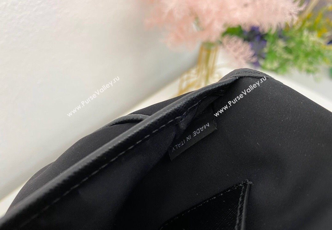 Prada Re-Nylon and Saffiano Leather Smartphone Case 2ZH108 Black 2025 (nana-251121092)