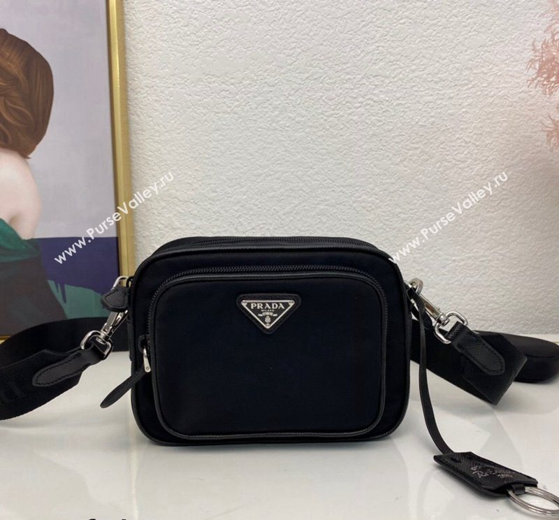 Prada Nylon Camera Bag Black 1BH153 2025 (nana-251121091)