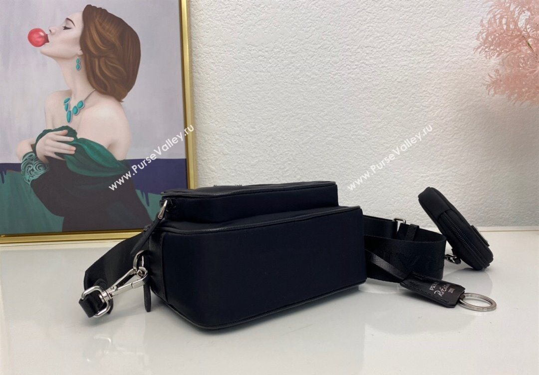 Prada Nylon Camera Bag Black 1BH153 2025 (nana-251121091)