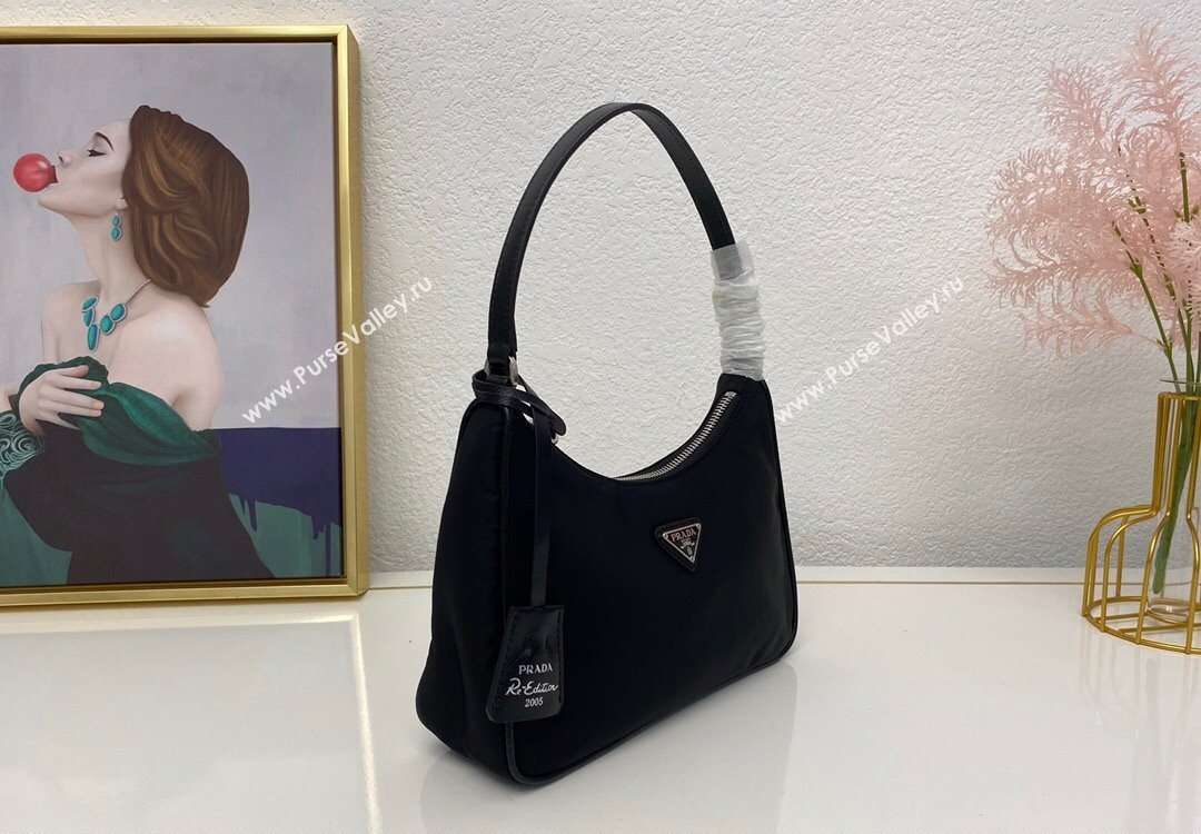 Prada Re-Edition 2005 Nylon Mini Bag 1NE204 Black 2025 (nana-251121090)