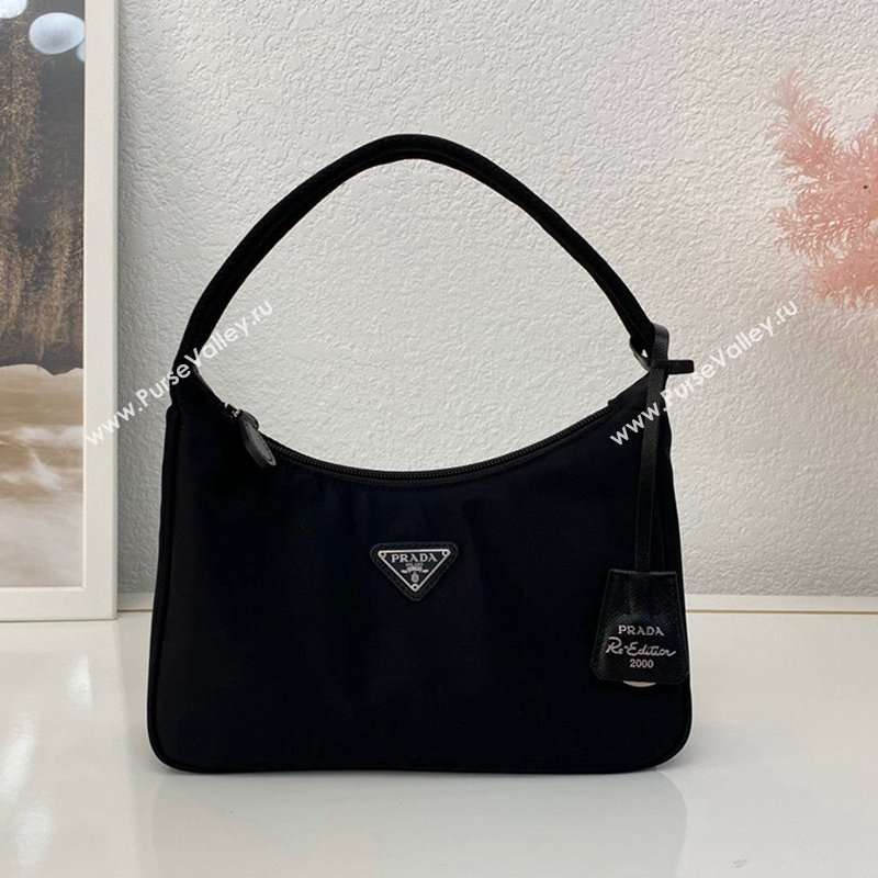 Prada Nylon Re-Edition 2000 Mini Bag 1NE515 Black 2025 (nana-251121089)