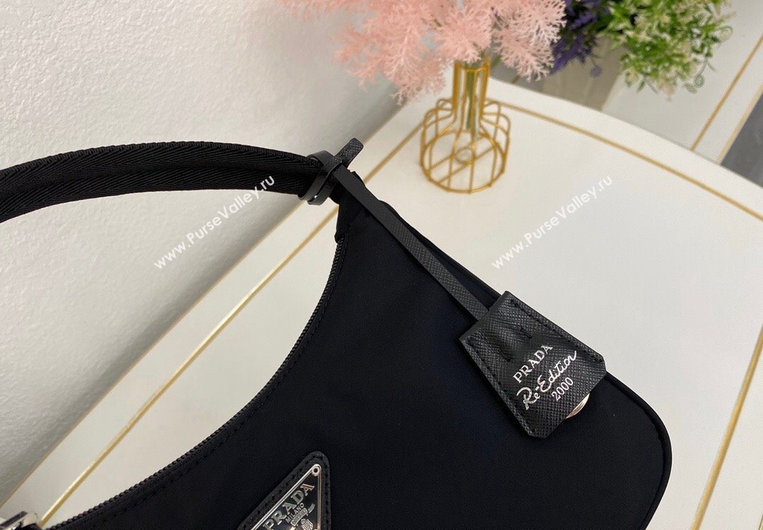 Prada Nylon Re-Edition 2000 Mini Bag 1NE515 Black 2025 (nana-251121089)