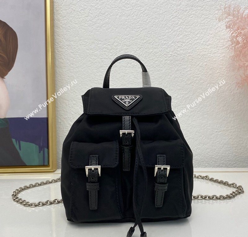 Prada Re-Nylon Mini Backpack 1BH029 Black 2025 (nana-251121087)