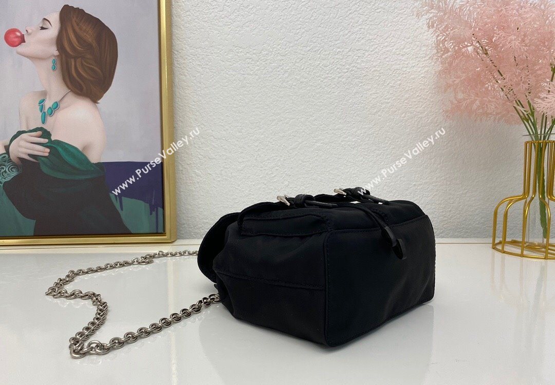 Prada Re-Nylon Mini Backpack 1BH029 Black 2025 (nana-251121087)