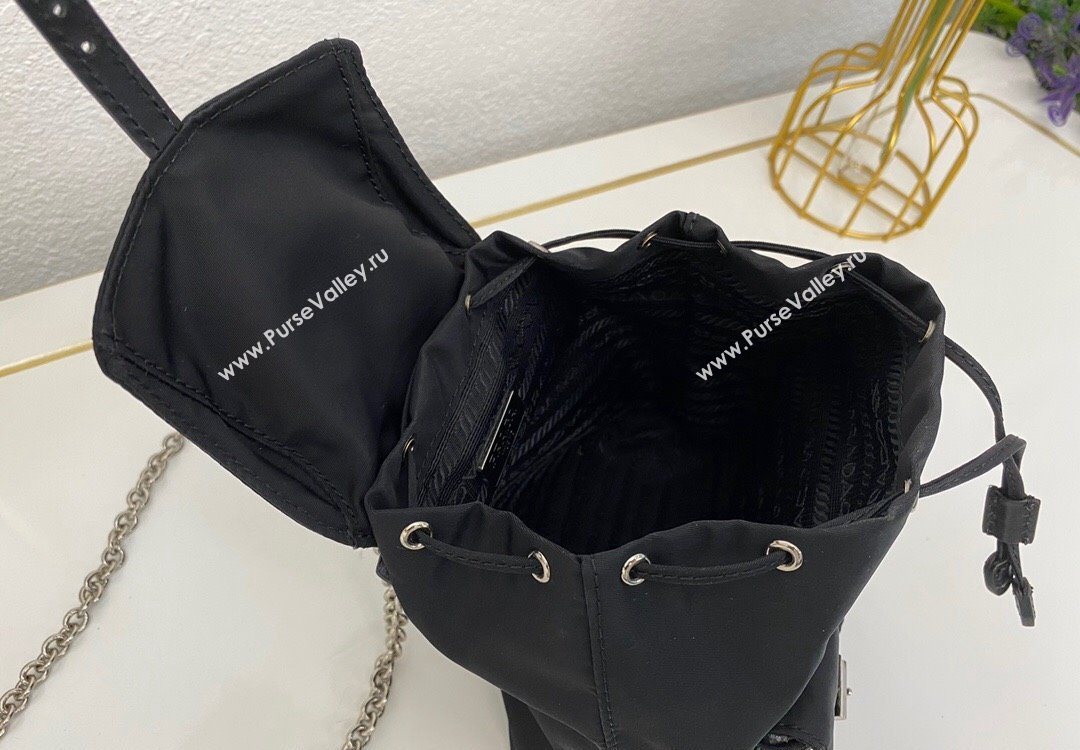 Prada Re-Nylon Mini Backpack 1BH029 Black 2025 (nana-251121087)