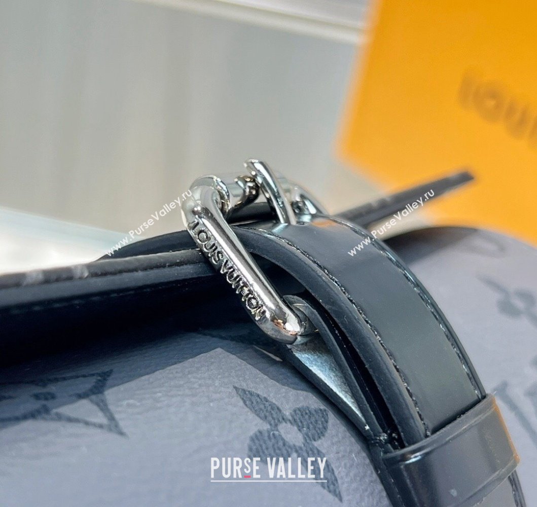 Louis Vuitton 3 Watch Case in Grey and Black Monogram Canvas M47530 2025 (HY-250312021)