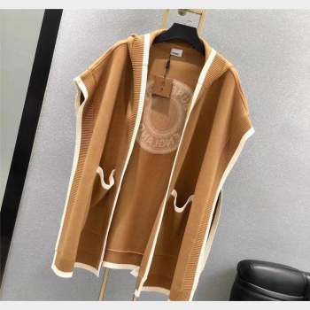 Burberry Cashmere Blend Cape Brown 2023 BR09052 (XMN-230905015)