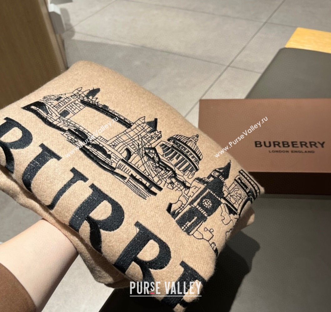 Burberry Cashmere Cape Brown 2023 BR09053 (XMN-230905017)