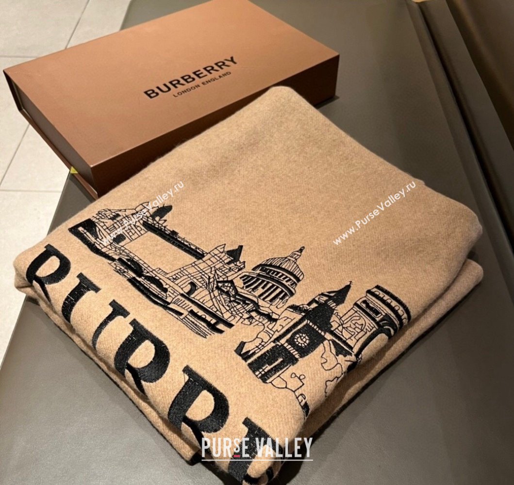 Burberry Cashmere Cape Brown 2023 BR09053 (XMN-230905017)