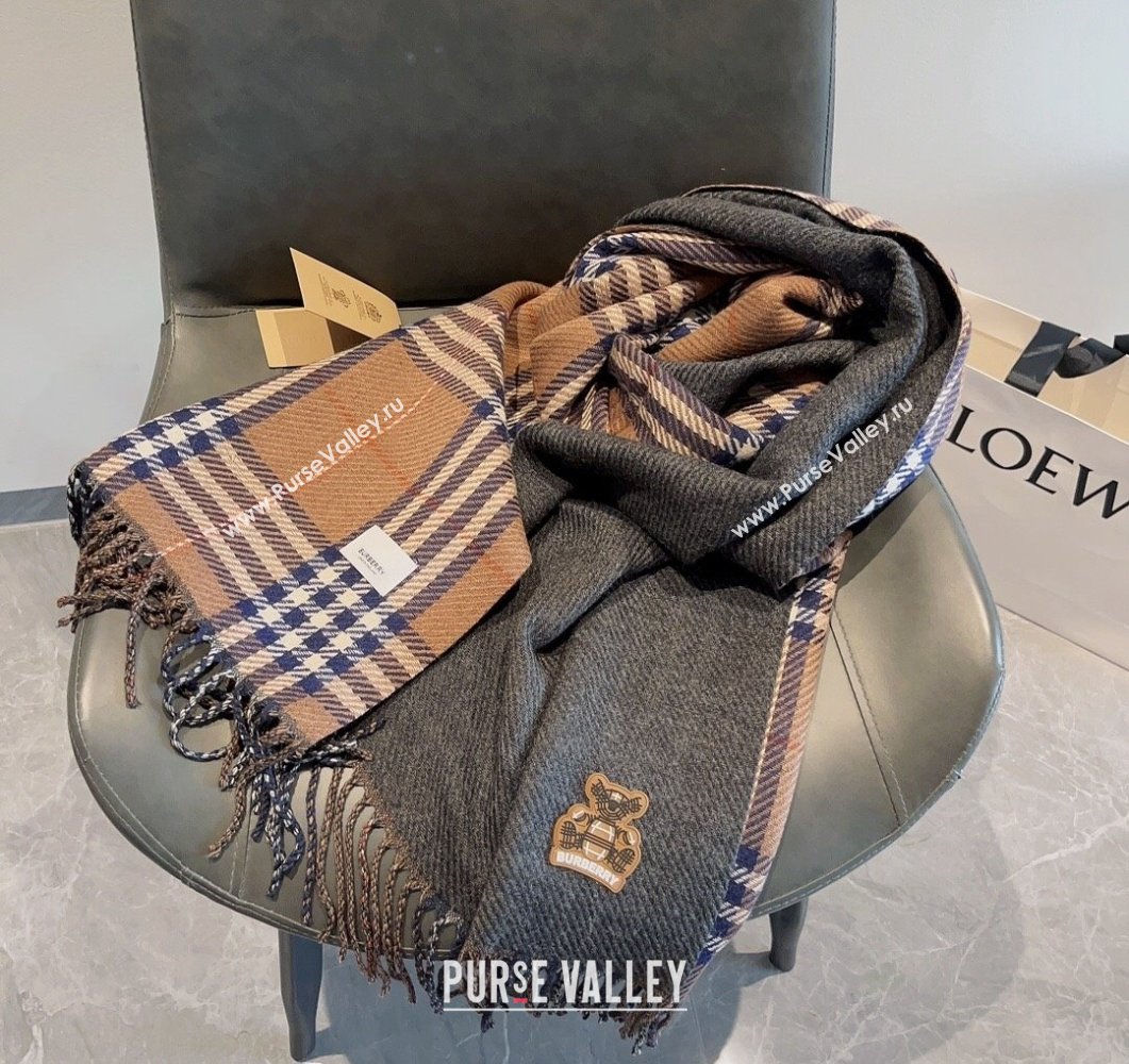 Burberry Check Long Scarf 70x185cm Brown 2023 BR09054 (XMN-230905019)