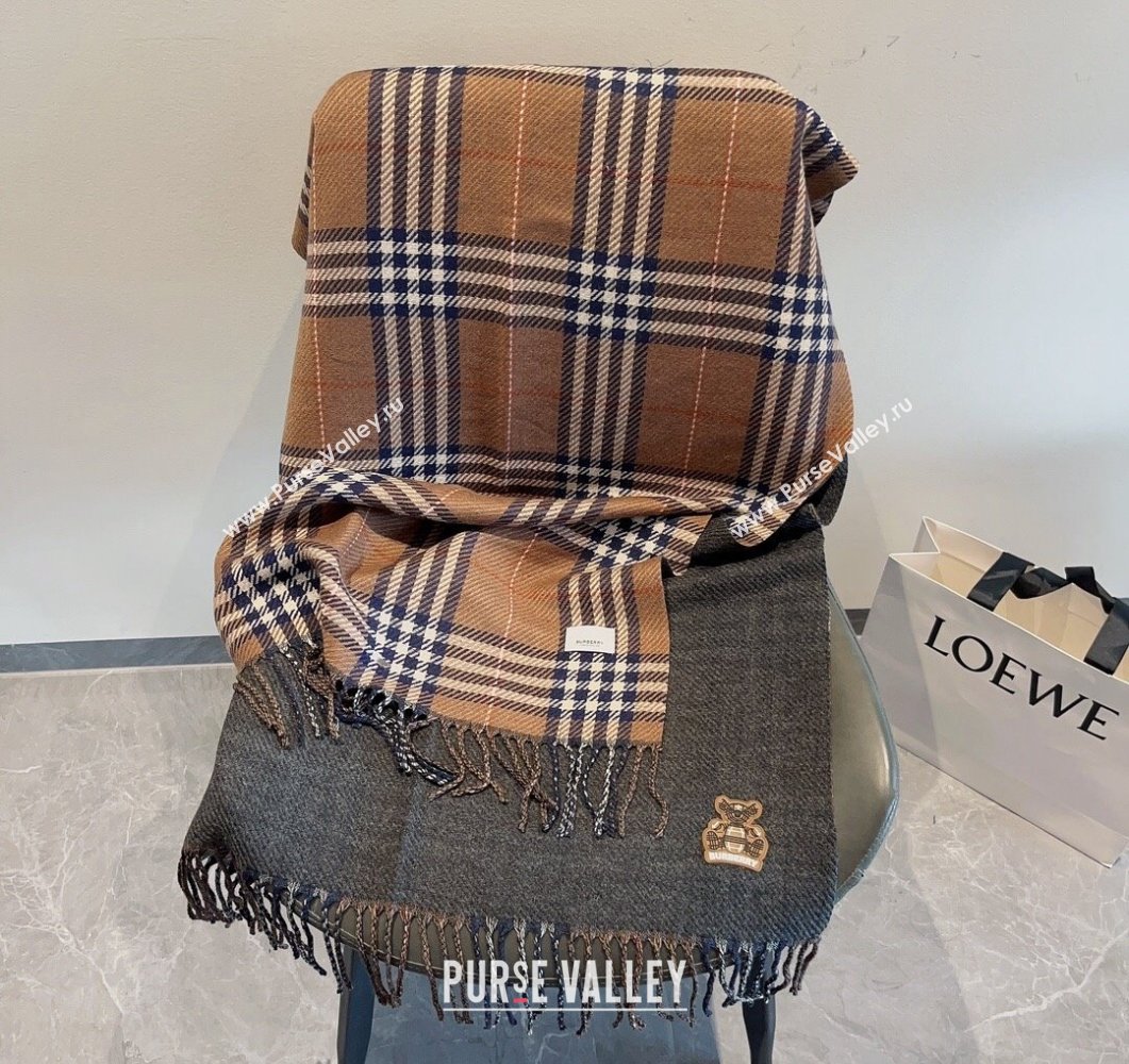 Burberry Check Long Scarf 70x185cm Brown 2023 BR09054 (XMN-230905019)