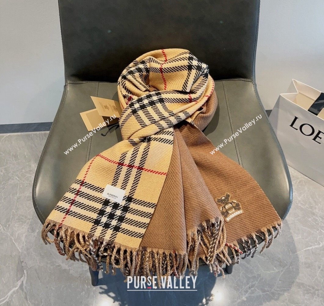 Burberry Check Long Scarf 70x185cm Beige 2023 BR09054 (XMN-230905021)