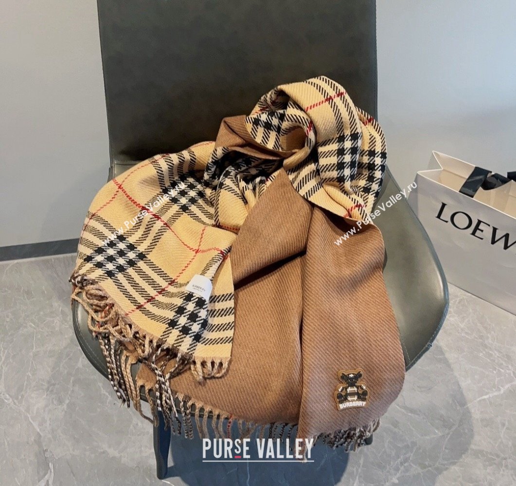 Burberry Check Long Scarf 70x185cm Beige 2023 BR09054 (XMN-230905021)