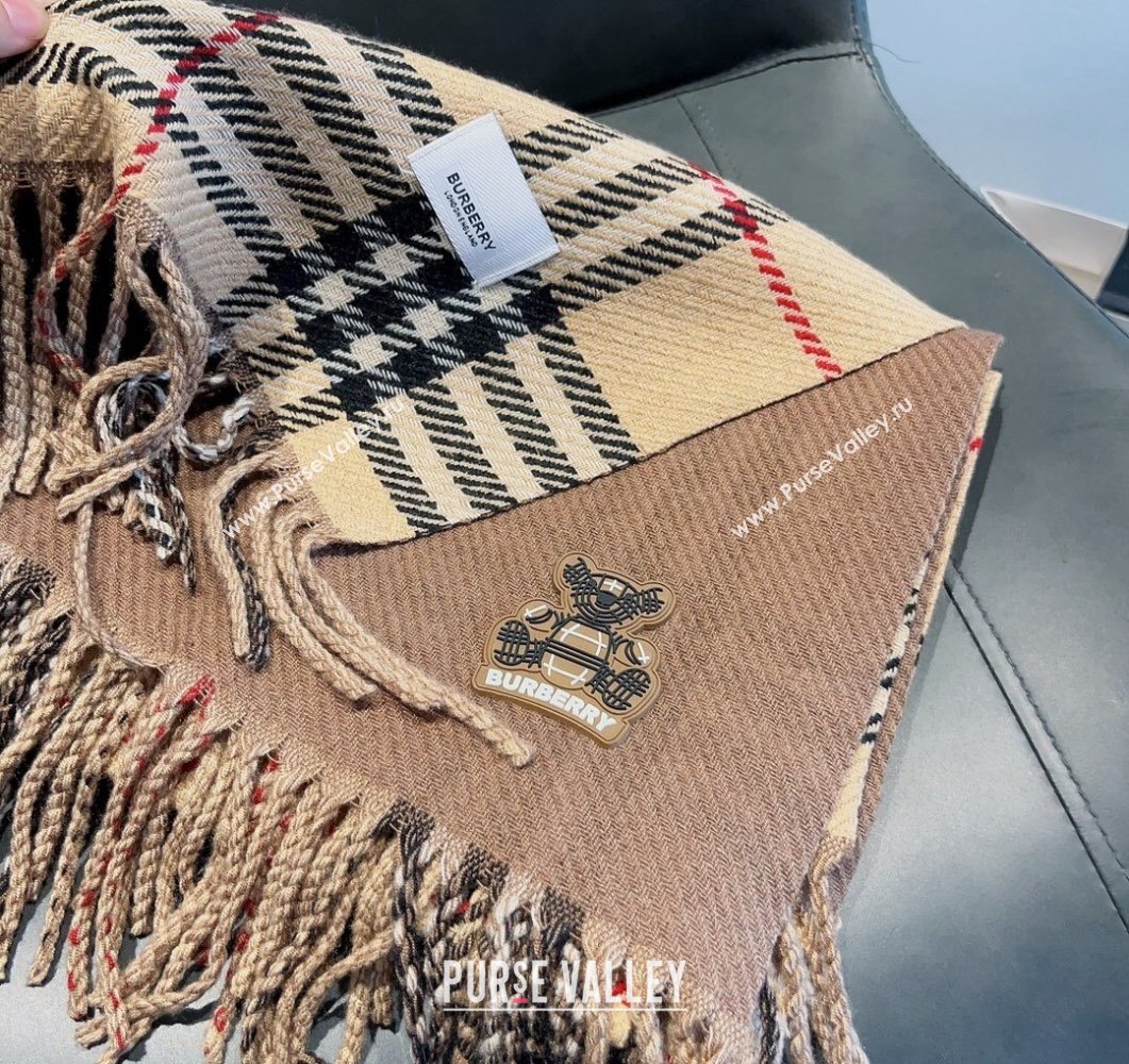 Burberry Check Long Scarf 70x185cm Beige 2023 BR09054 (XMN-230905021)