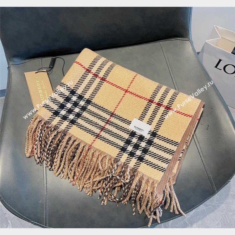 Burberry Check Long Scarf 70x185cm Beige 2023 BR09054 (XMN-230905021)