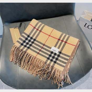 Burberry Check Long Scarf 70x185cm Beige 2023 BR09054 (XMN-230905021)