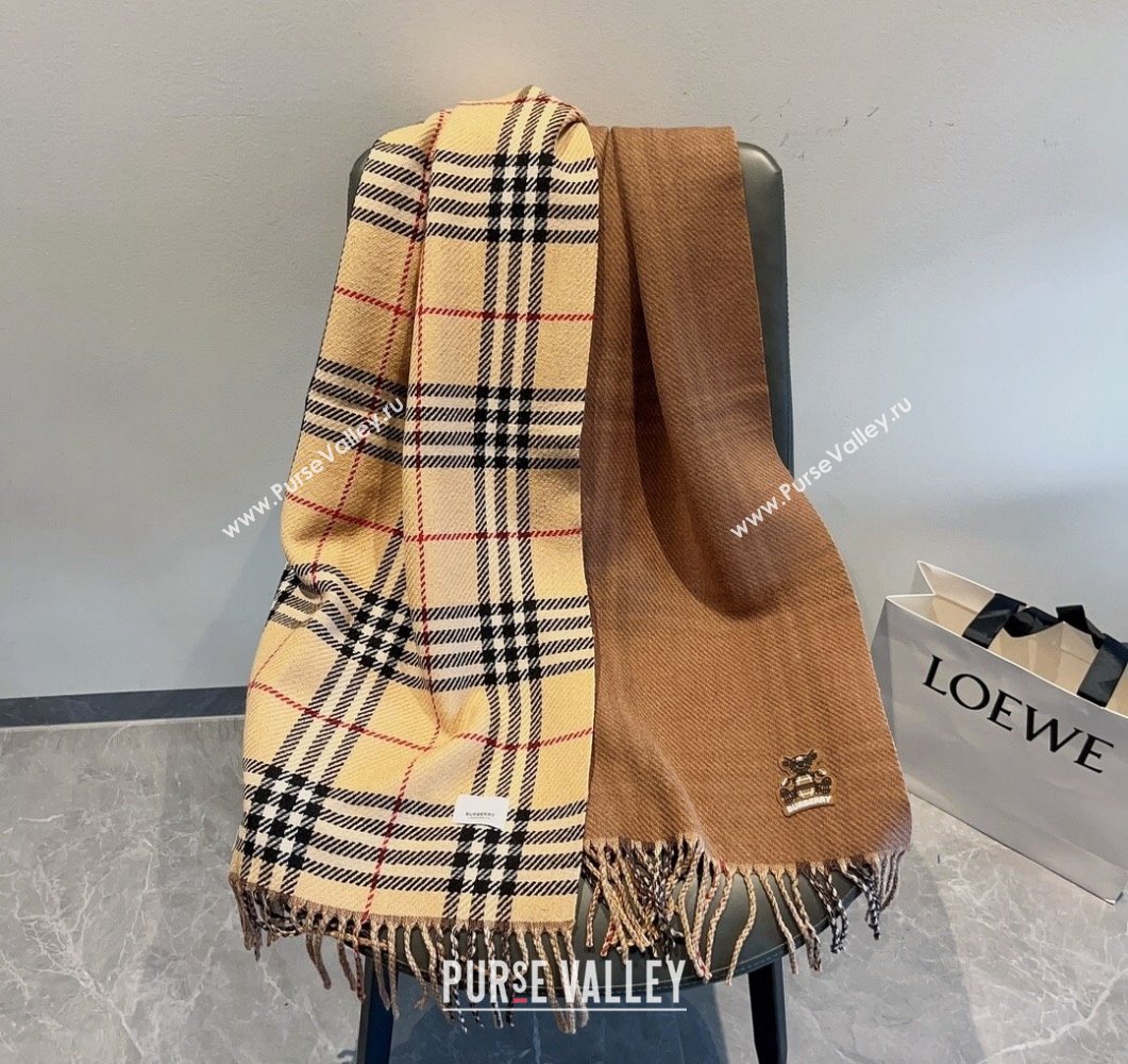 Burberry Check Long Scarf 70x185cm Beige 2023 BR09054 (XMN-230905021)