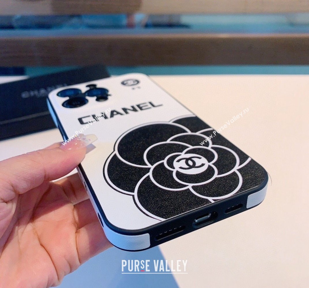 Chanel Camellia iPhone Holder White 2023 CH090601 (A-230906029)