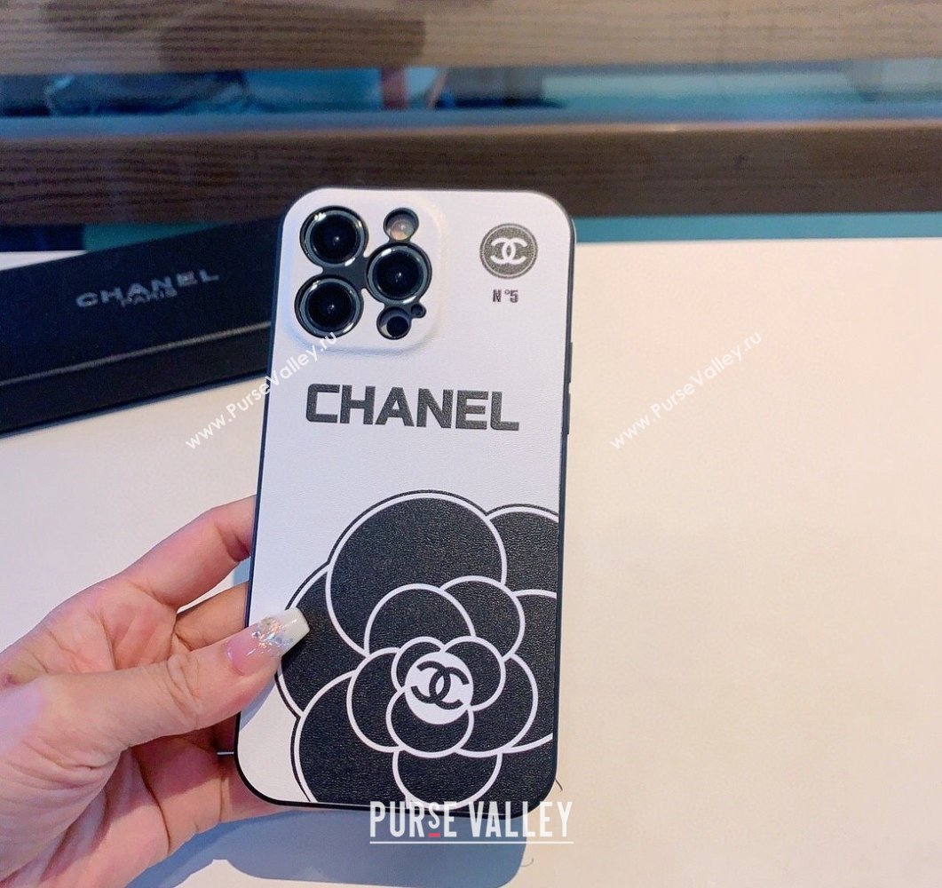 Chanel Camellia iPhone Holder White 2023 CH090601 (A-230906029)