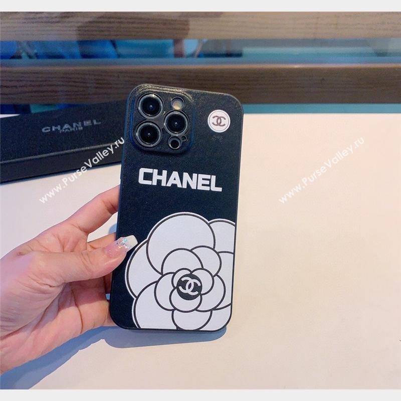 Chanel Camellia iPhone Holder Black 2023 CH090601 (A-230906030)