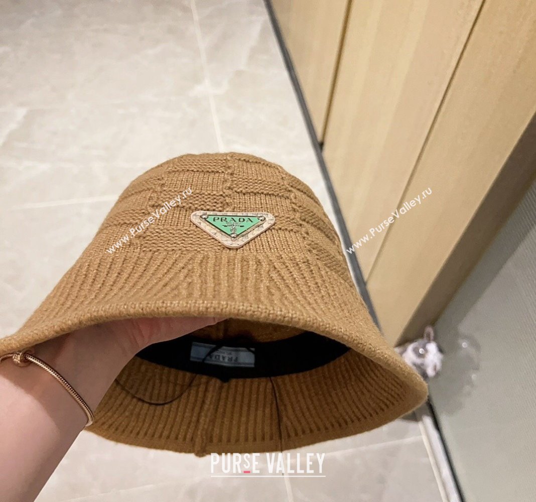 Prada Knit Bucket Hat 2023 1108 (A-231108046)