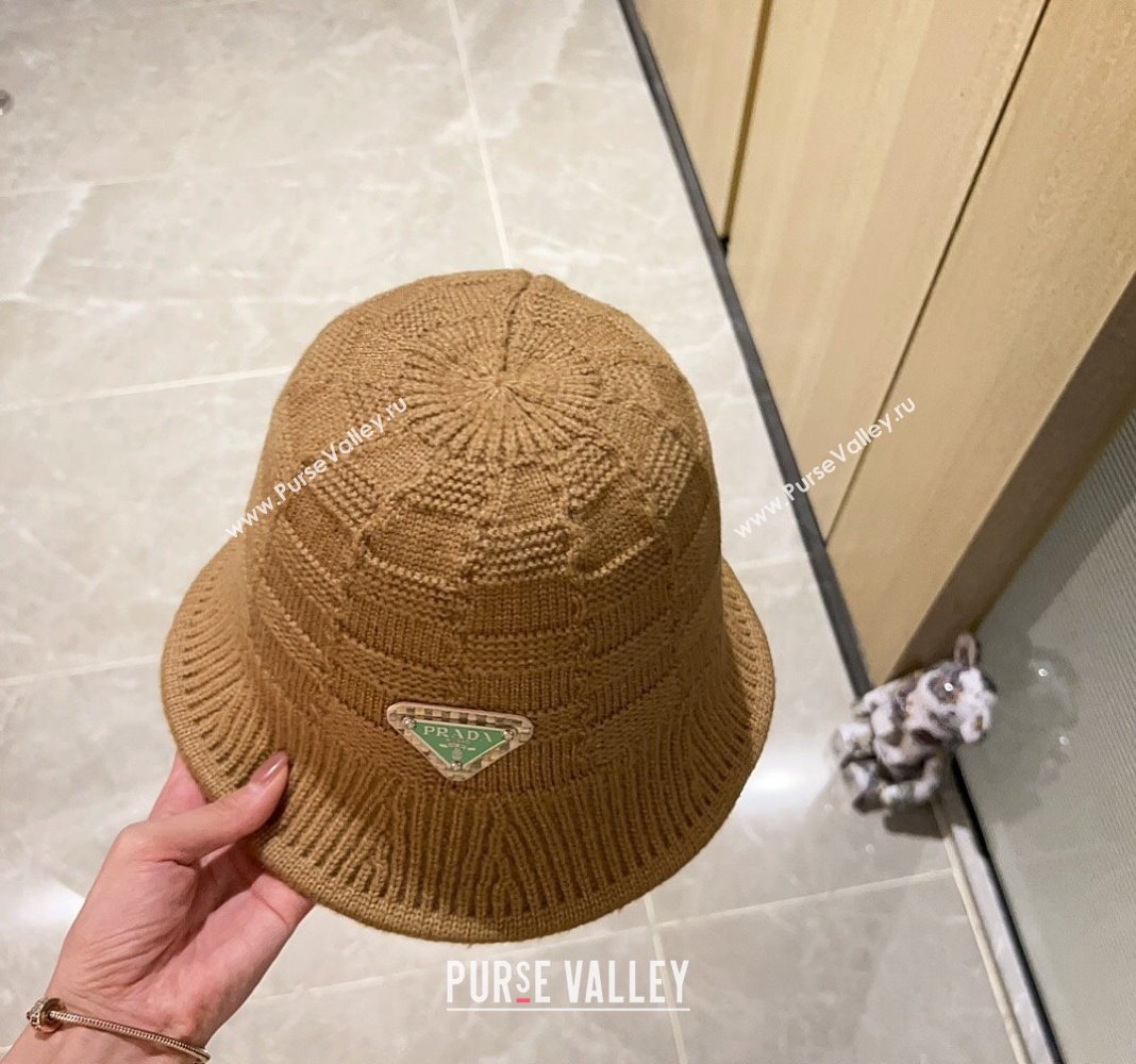 Prada Knit Bucket Hat 2023 1108 (A-231108046)