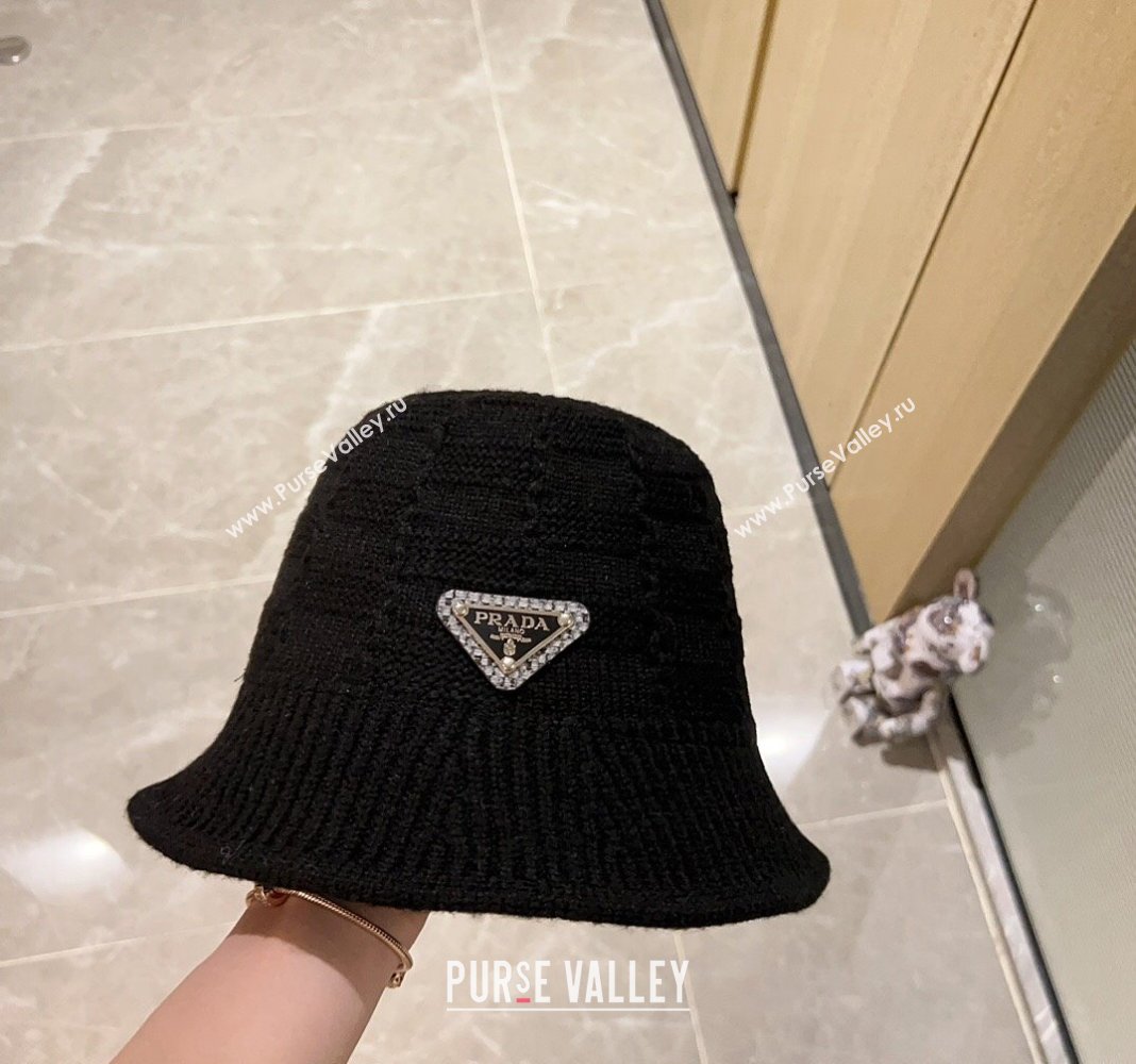 Prada Knit Bucket Hat 2023 1108 (A-231108046)