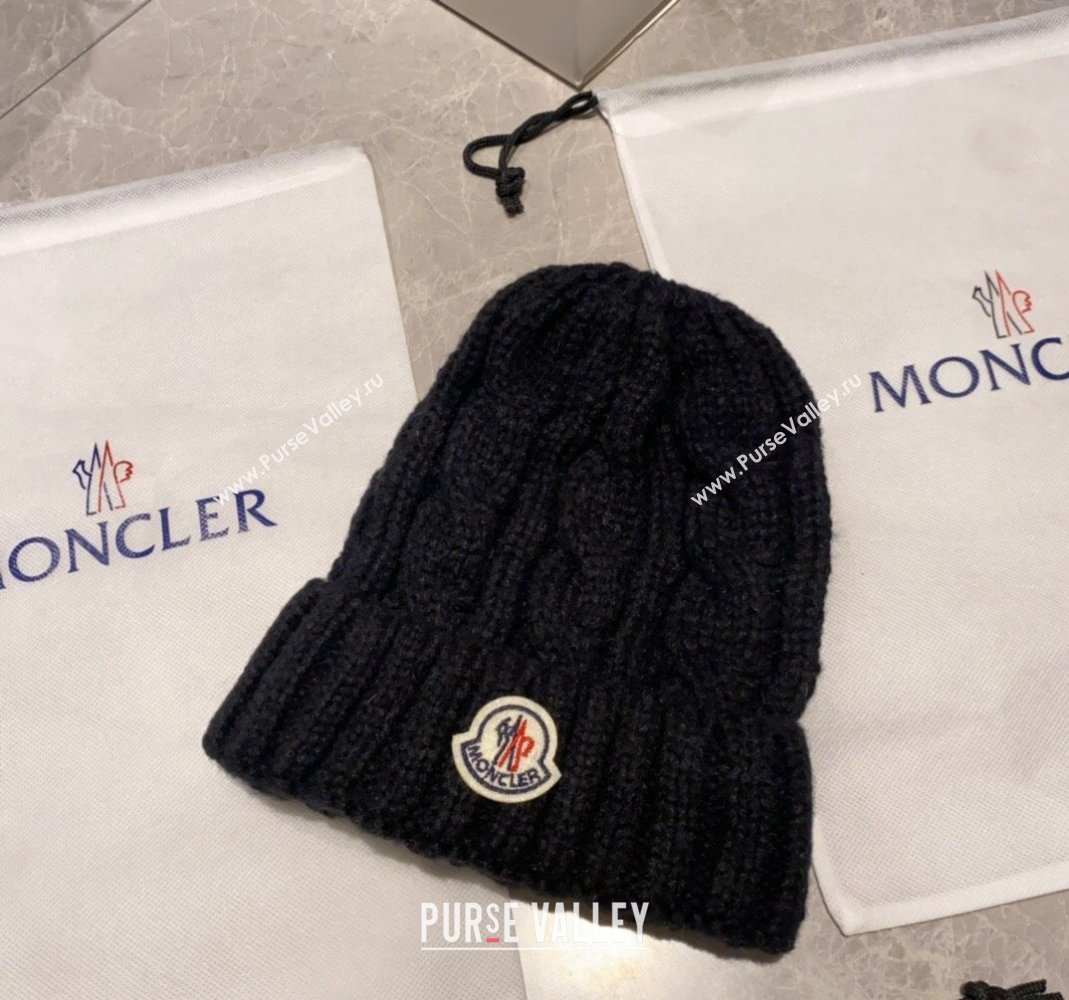 Moncler Knit Hat Black 2023 ML110801 (XMN-231108020)