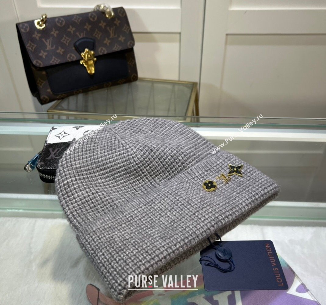 Louis Vuitton Knit Hat Grey 2023 1108 (A-231108034)