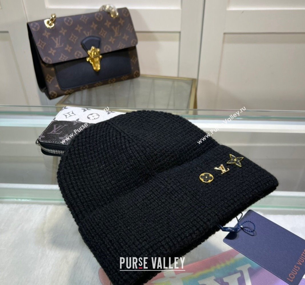 Louis Vuitton Knit Hat Black 2023 1108 (A-231108035)