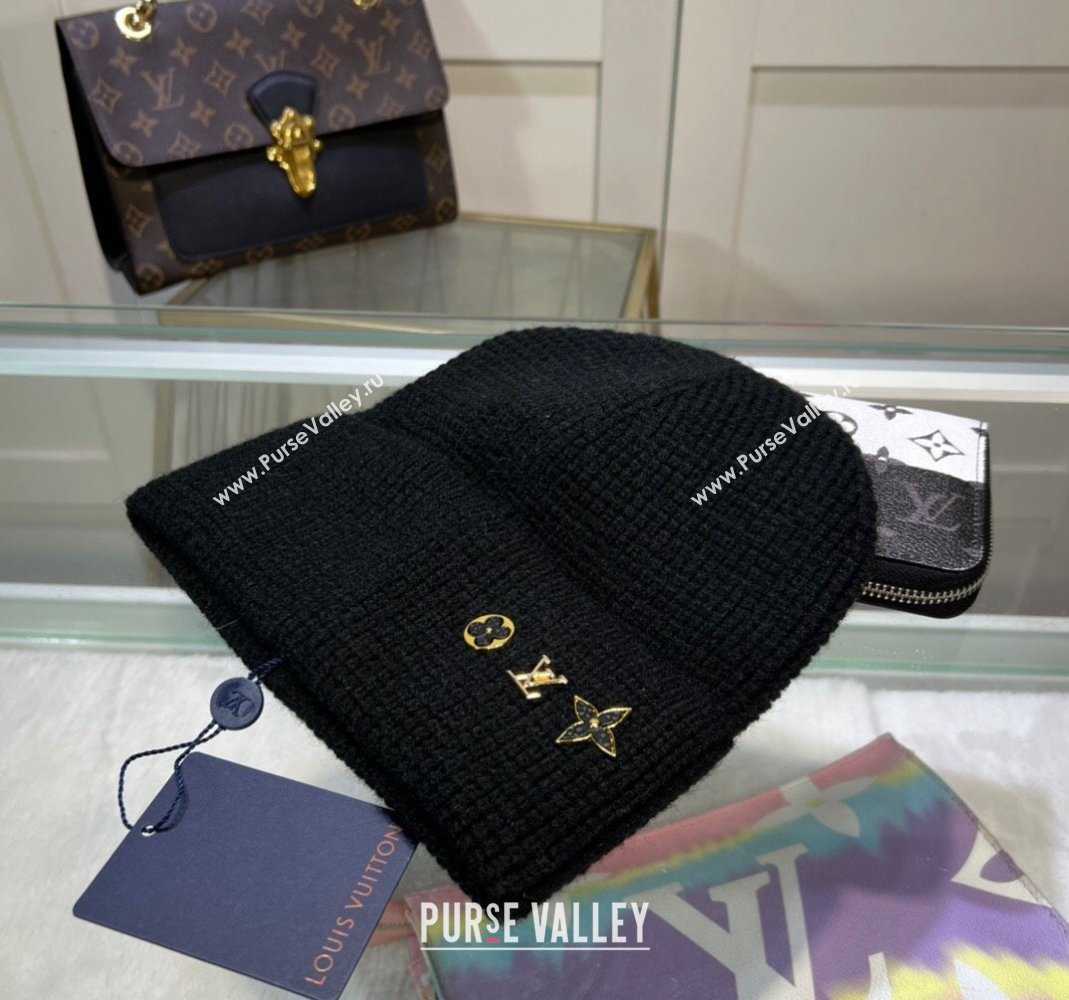 Louis Vuitton Knit Hat Black 2023 1108 (A-231108035)