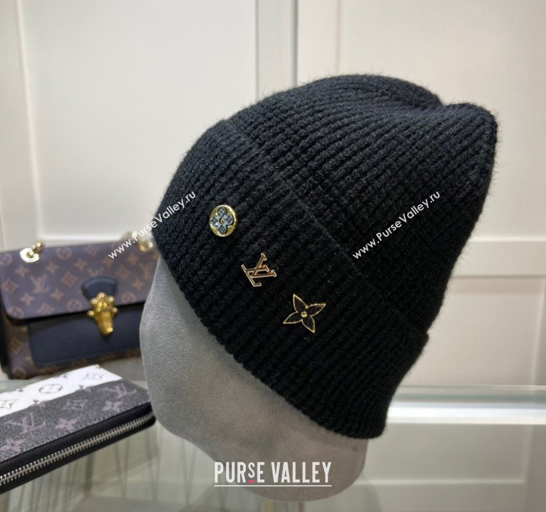 Louis Vuitton Knit Hat Black 2023 1108 (A-231108035)