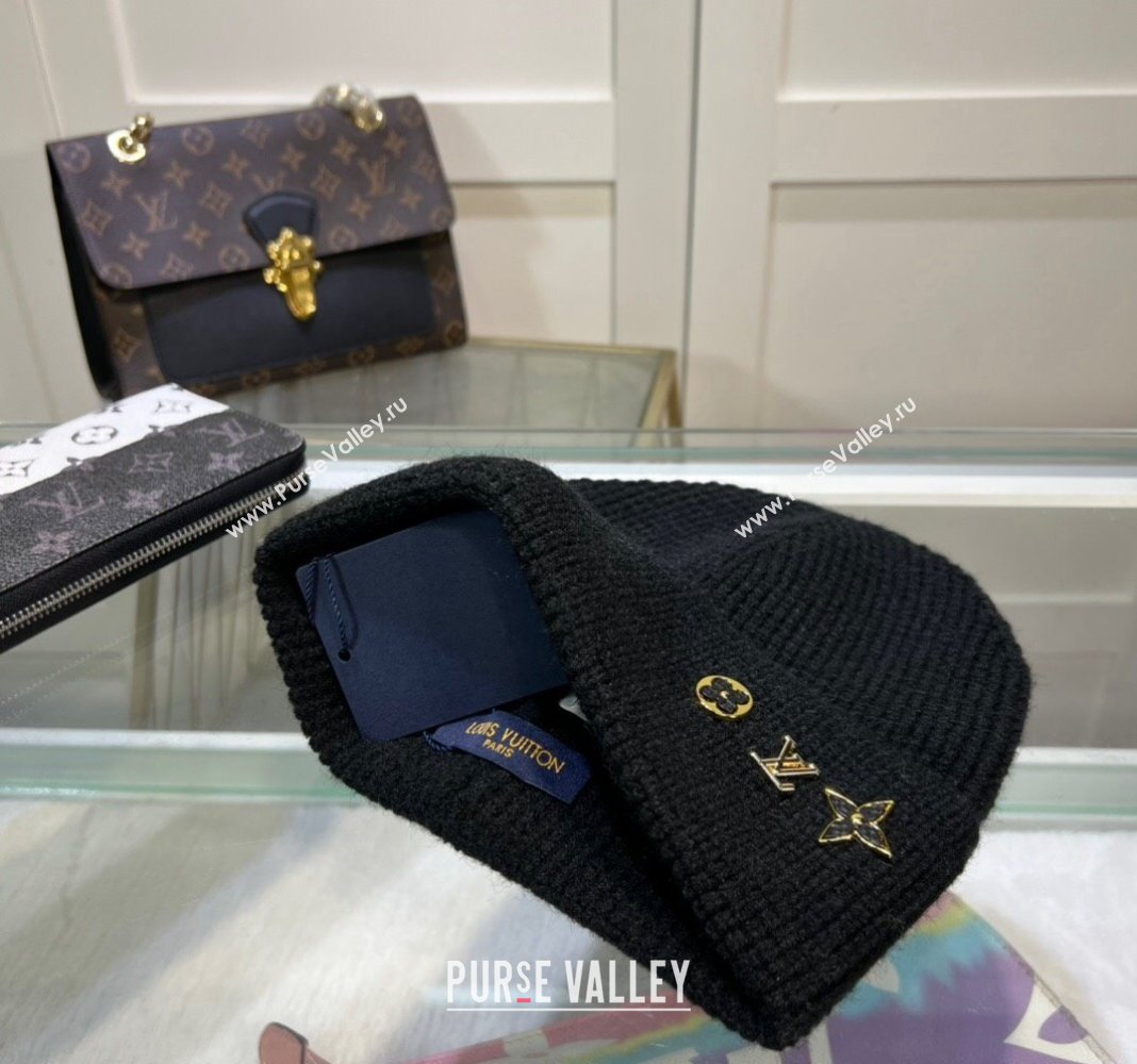 Louis Vuitton Knit Hat Black 2023 1108 (A-231108035)