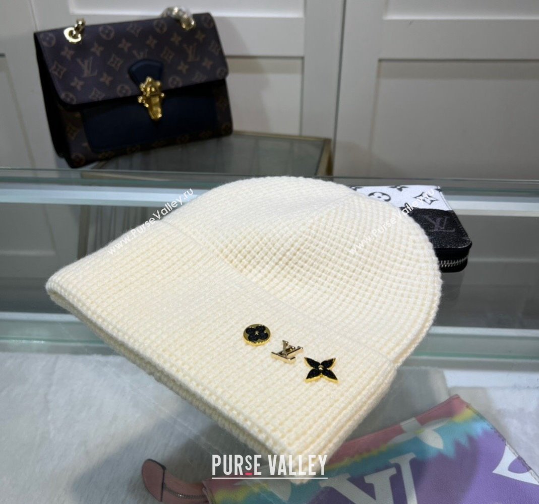 Louis Vuitton Knit Hat White 2023 1108 (A-231108036)