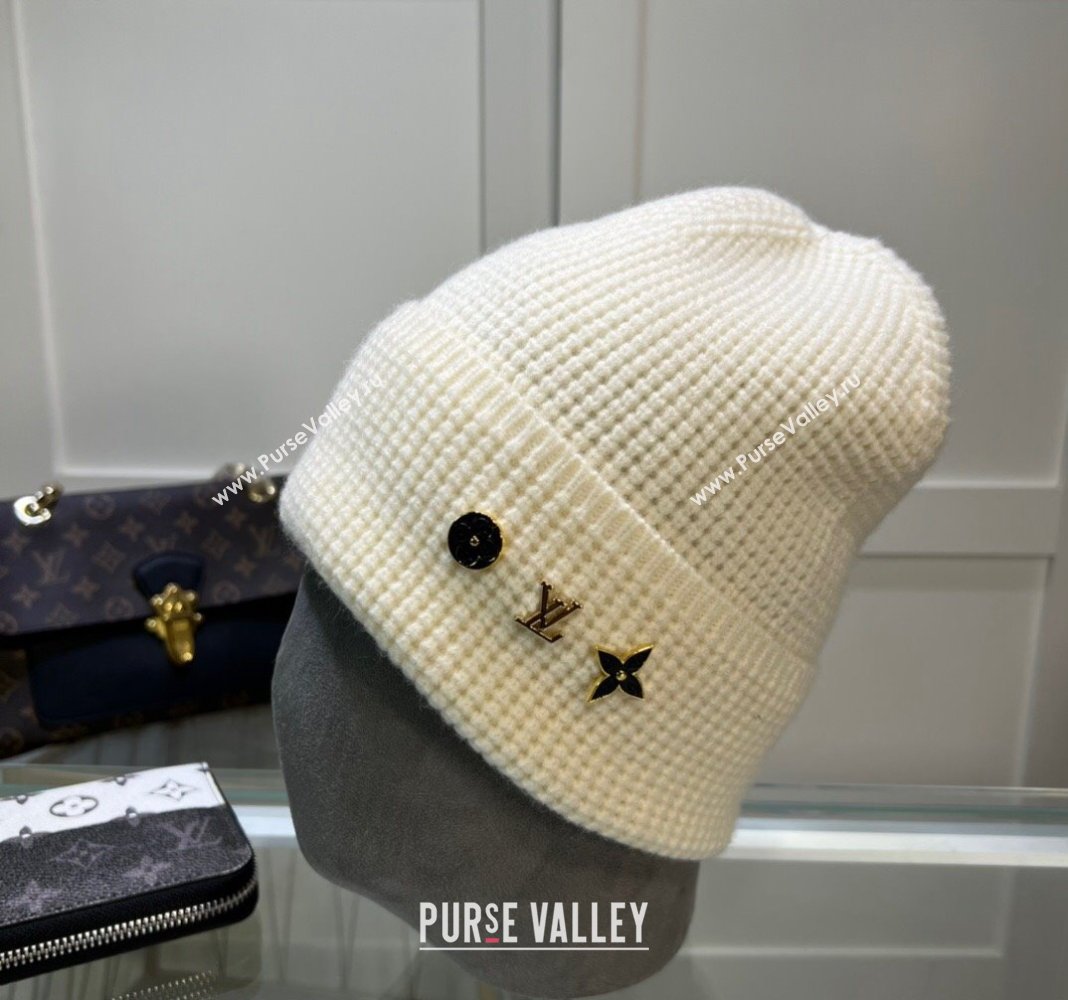 Louis Vuitton Knit Hat White 2023 1108 (A-231108036)