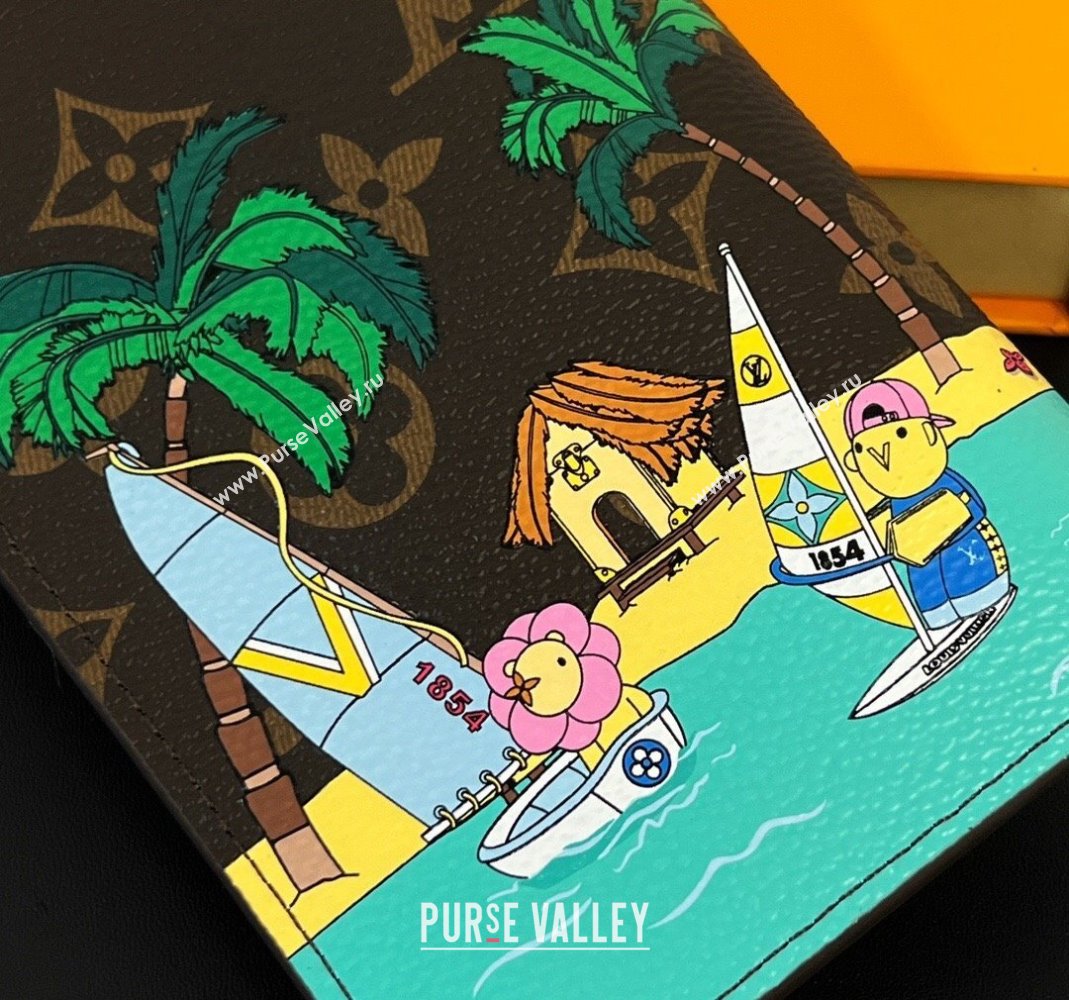 Louis Vuitton Vivienne Passport Cover Sea Sailing Print 2023 1123 (HY-231123110)