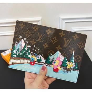 Louis Vuitton Vivienne Passport Cover Ice Skating Print 2023 1123 (HY-231123111)
