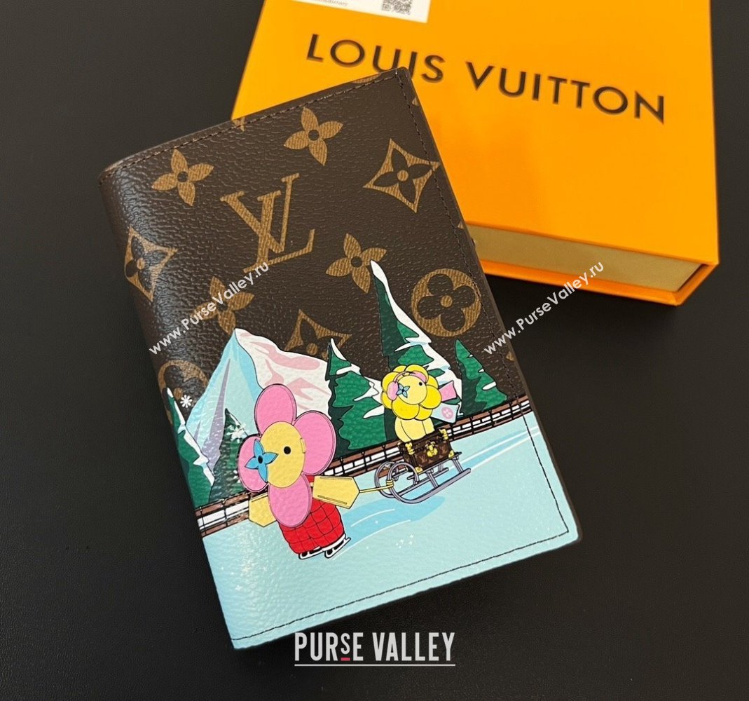 Louis Vuitton Vivienne Passport Cover Ice Skating Print 2023 1123 (HY-231123111)