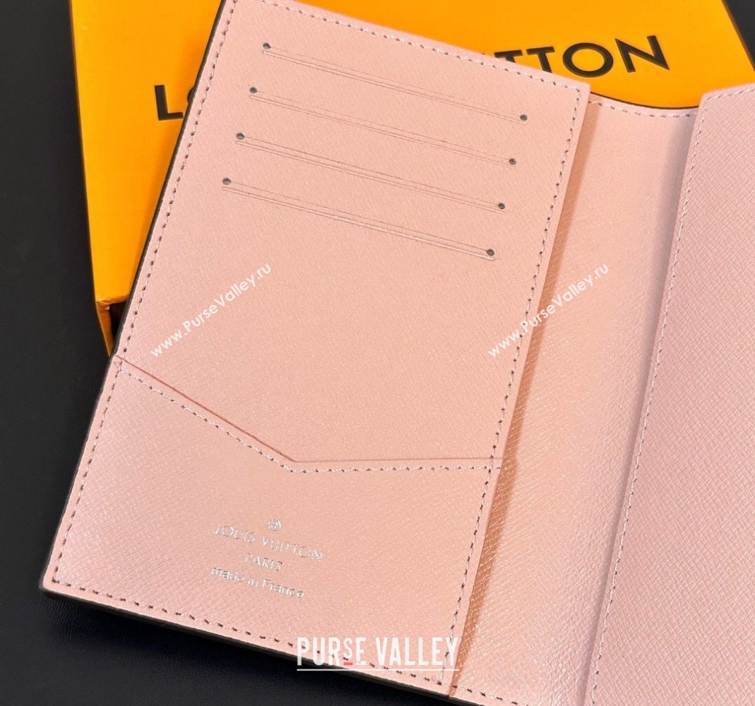 Louis Vuitton Passport Cover Cat Light Pink 2023 1123 (HY-231123112)