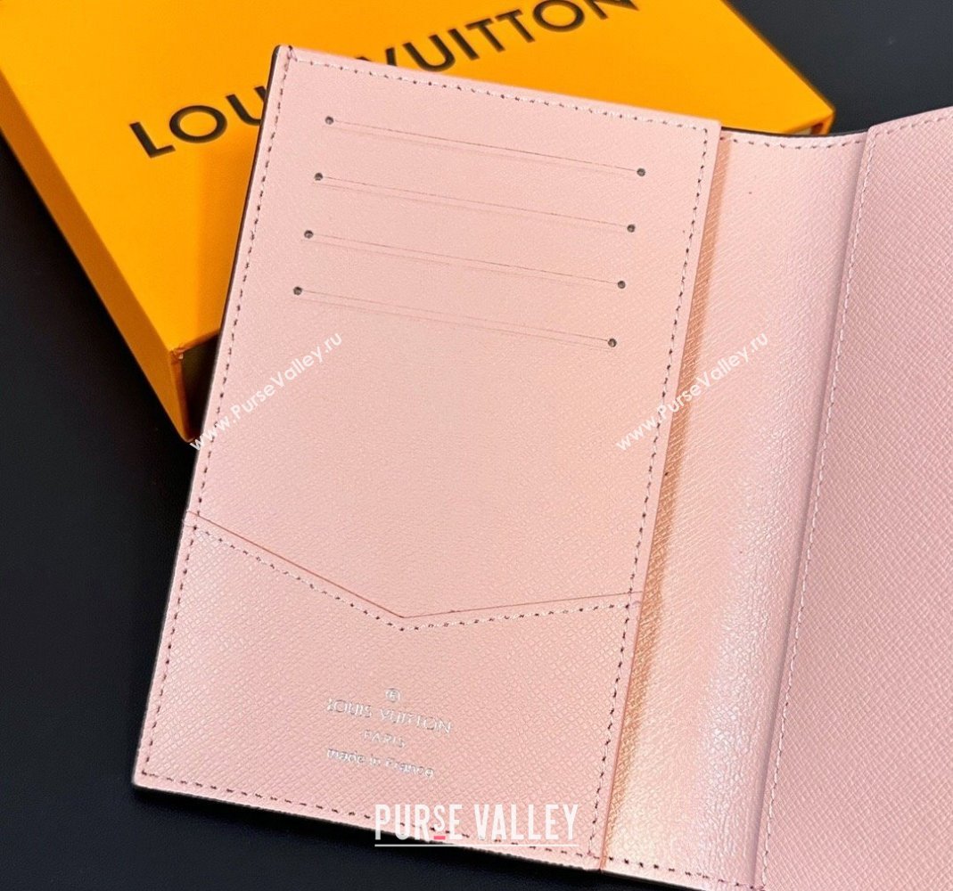 Louis Vuitton Passport Cover Bloom Light Pink 2023 1123 (HY-231123113)